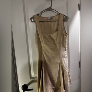 En Saison Tan Sleeveless Sheath Dress